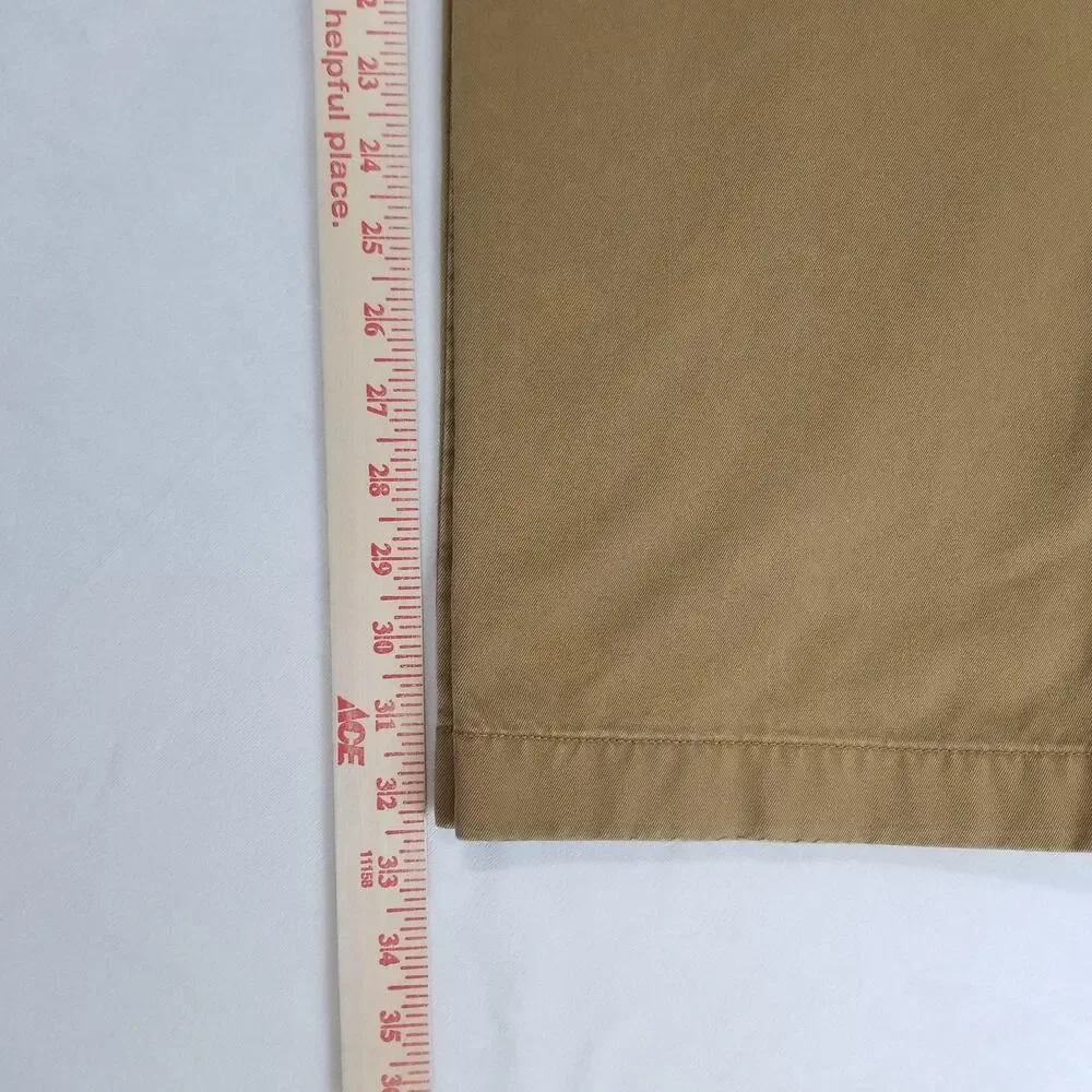 J.Crew Pants Mens 34x32 Beige Khaki Broken-In Chino Relaxed Fit Cotton Casual
